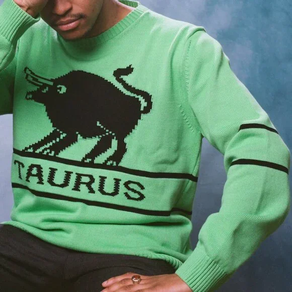 Rowing Blazers - Gyles & George Zodiac Taurus Sweater - Picture 3 of 10